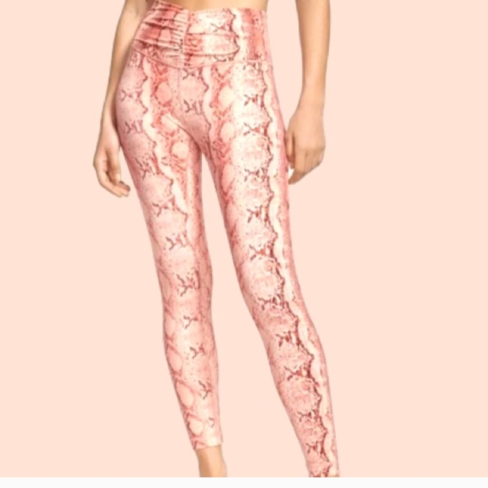 Victoria Secret On Point Snake Aztec Print Yoga Leggings Size Large
